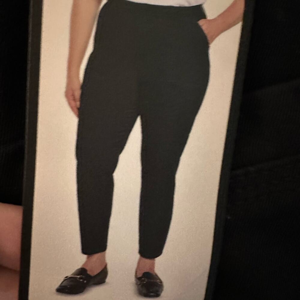 Banana Republic Women’s Black Pants new High Rise Twill New Size 14 - Picture 5 of 8